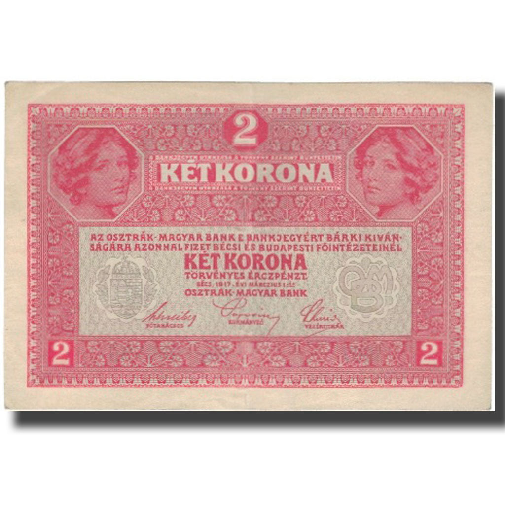Billete, 2 Kronen, 1917, Austria, KM:21, EBC