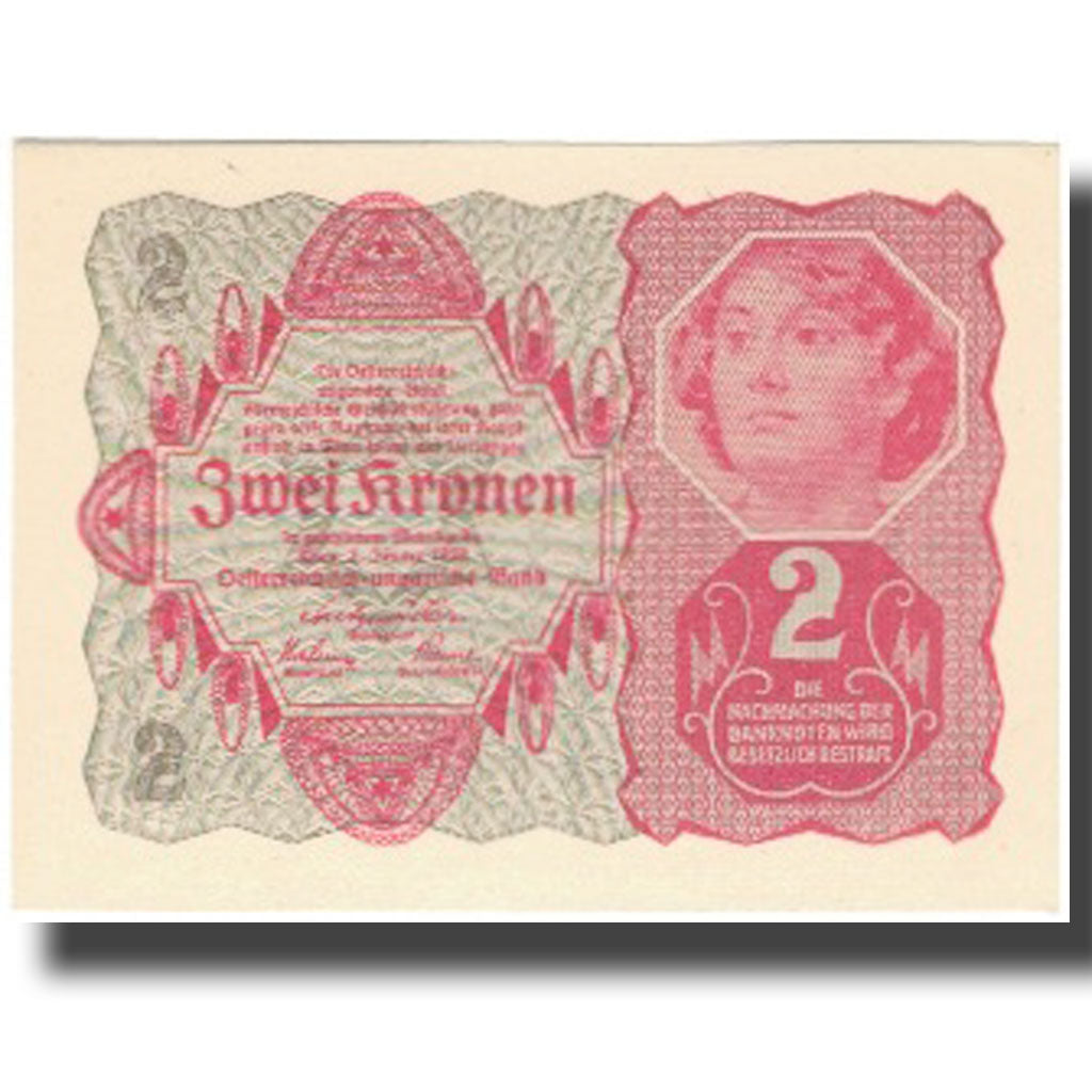 Banknote, Austria, 2 Kronen, 1922-01-02, KM:74, UNC(65-70)