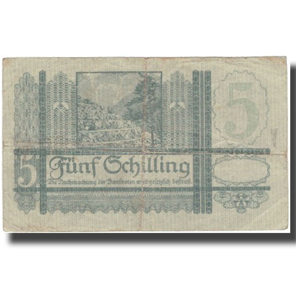 Banknote, Austria, 5 Schilling, 1945-09-04, KM:121, VF(20-25)