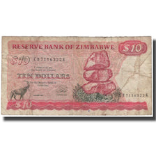 Banknote, Zimbabwe, 10 Dollars, 1994, KM:3e, F(12-15)