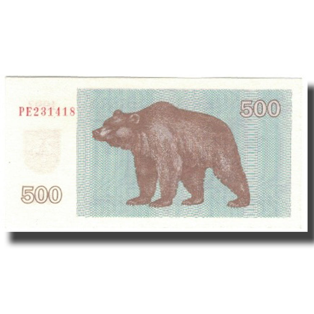 Billete, 500 (Talonas), 1992, Lituania, KM:44, UNC