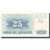 Banconote, Bosnia - Erzegovina, 25 Dinara, 1992, KM:11a, SPL+