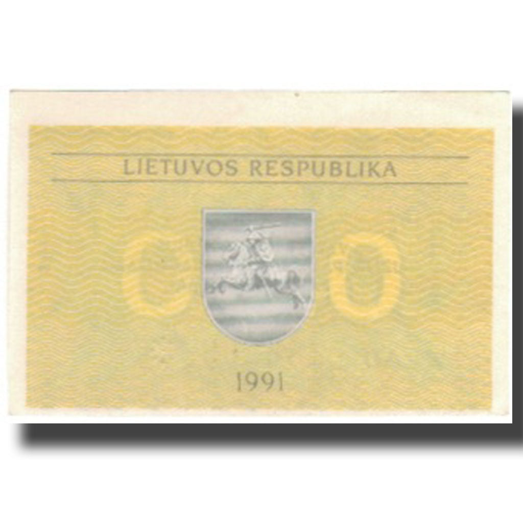 Banconote, Lituania, 0.50 Talonas, 1991, KM:31b, SPL