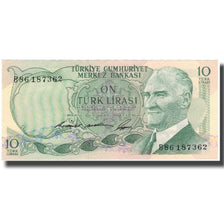Banknote, Turkey, 10 Lira, KM:180, AU(55-58)