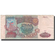 Biljet, Rusland, 5000 Rubles, 1993, KM:258b, TB+