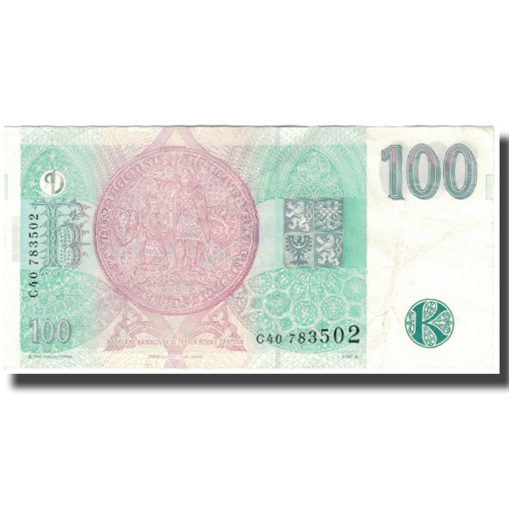 Banknote, Czech Republic, 100 Korun, 1997, KM:12, EF(40-45)