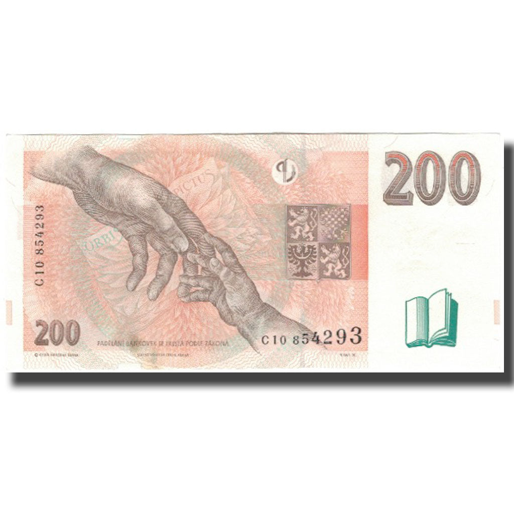 Banknote, Czech Republic, 200 Korun, 1998, KM:13, AU(50-53)
