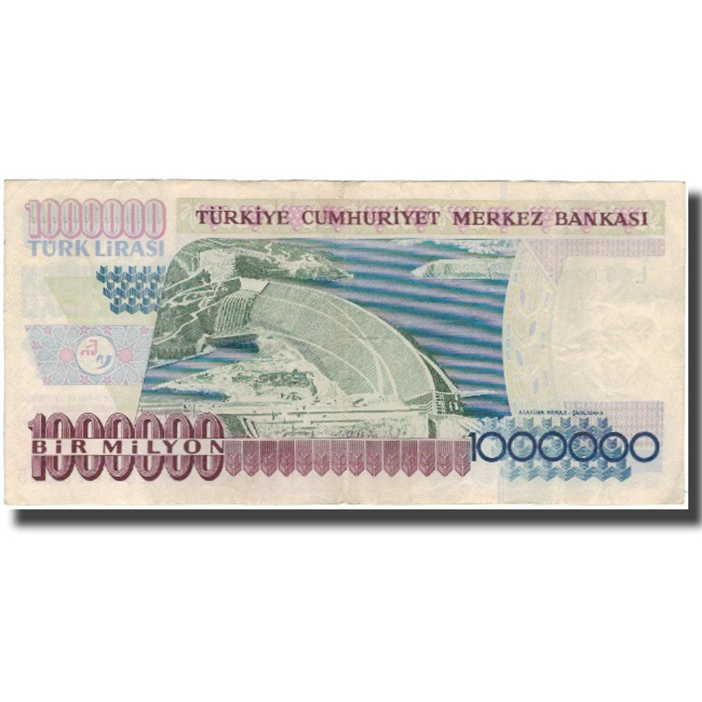 Banknote, Turkey, 1,000,000 Lira, 1970, KM:209, EF(40-45)