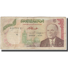 Banknote, Tunisia, 5 Dinars, 1980-10-15, KM:75, F(12-15)