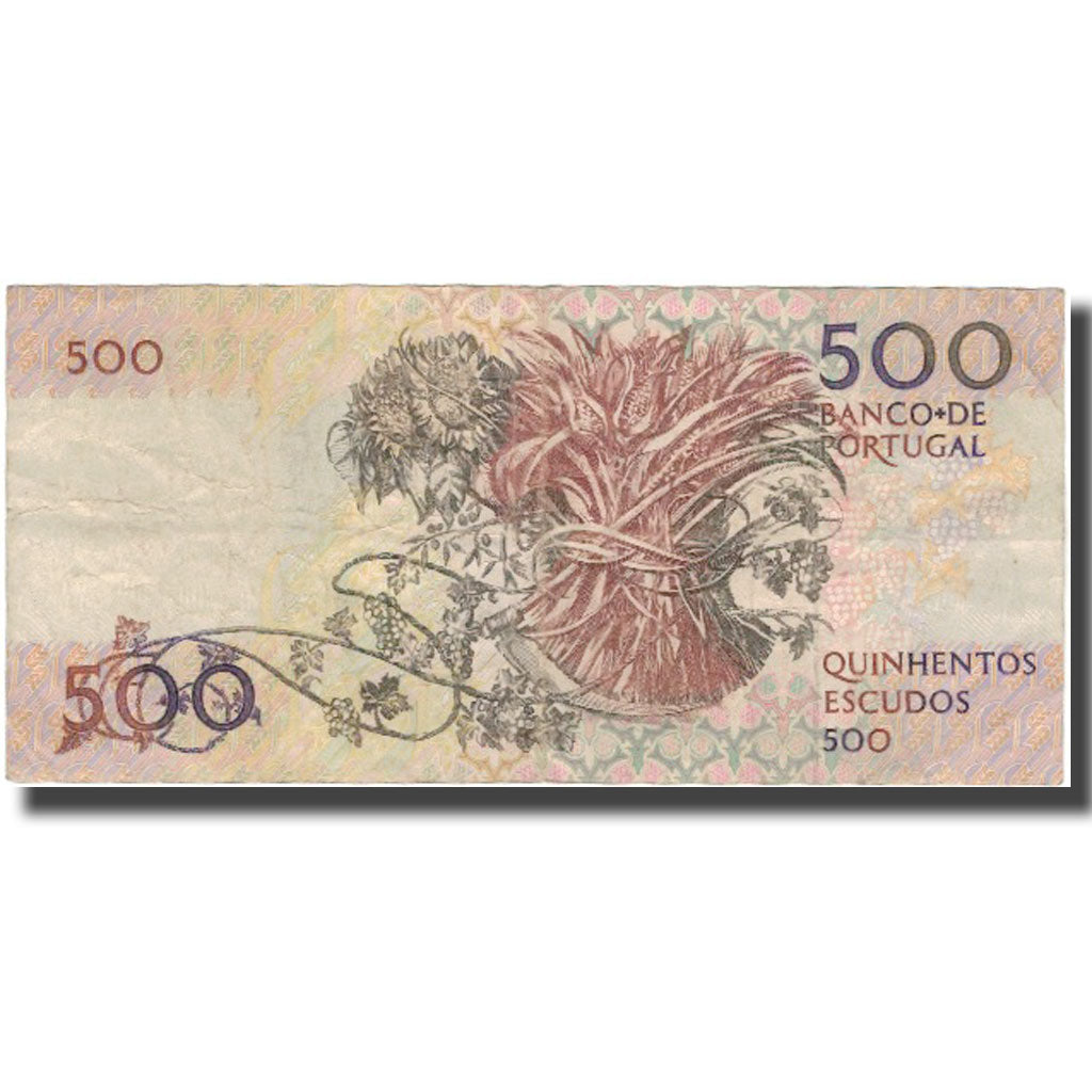 Banknote, Portugal, 500 Escudos, 1988-10-14, KM:180c, VF(20-25)