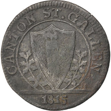 SWISS CANTONS, Batzen, 1815, KM #110, VF(30-35), Billon, 2.36