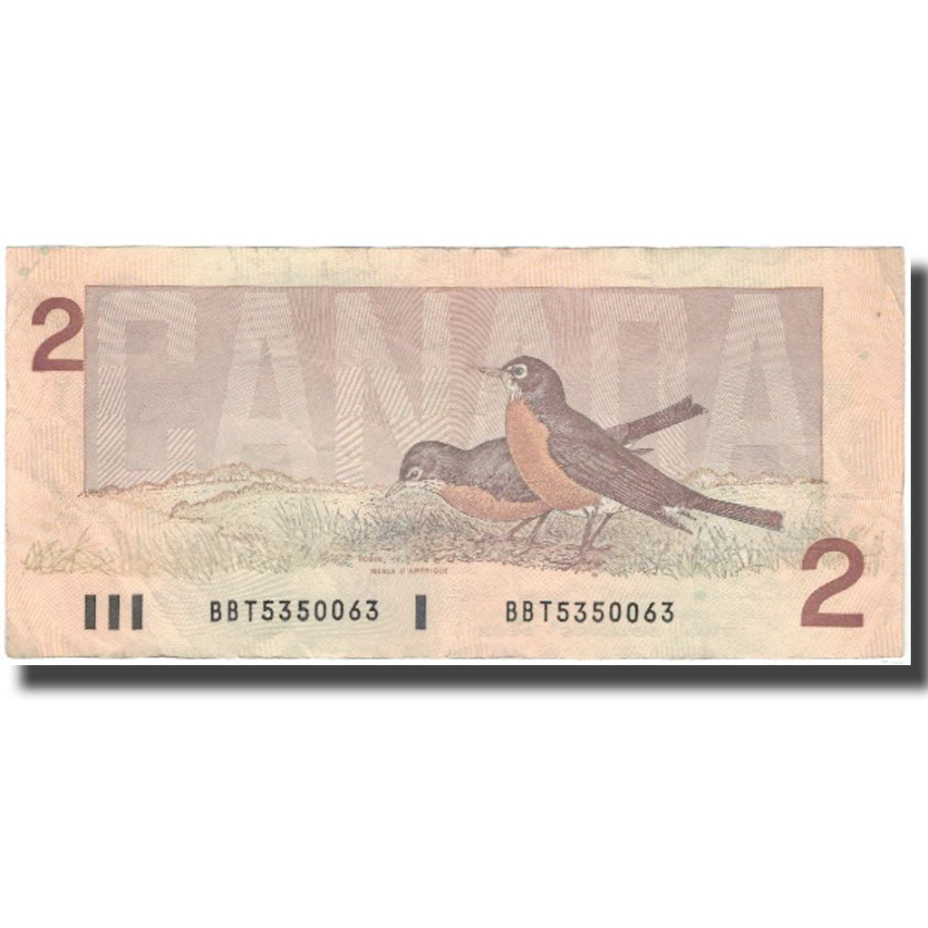 Billet, Canada, 2 Dollars, 1986, KM:94b, TB+