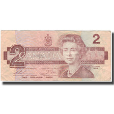 Billete, 2 Dollars, 1986, Canadá, KM:94b, BC+