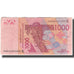 Banknote, West African States, 1000 Francs, 2003, KM:715Ka, VF(30-35)