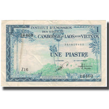 Banknote, FRENCH INDO-CHINA, 1 Piastre = 1 Dong, KM:105, VF(30-35)