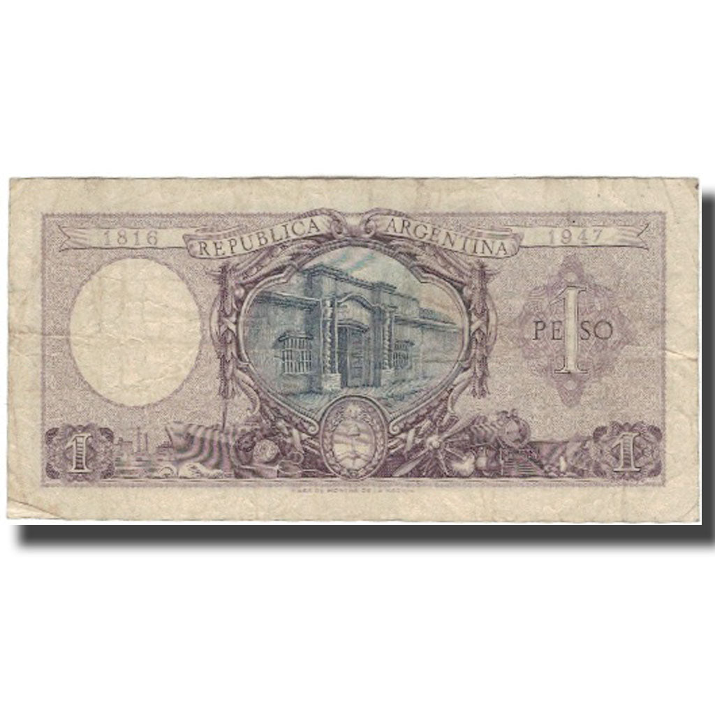 Banknote, Argentina, 1 Peso, 1947, KM:260b, VF(20-25)