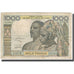 Banknote, West African States, 1000 Francs, KM:703Kl, VF(20-25)