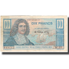 French Equatorial Africa, 10 Francs, EF(40-45), KM:21
