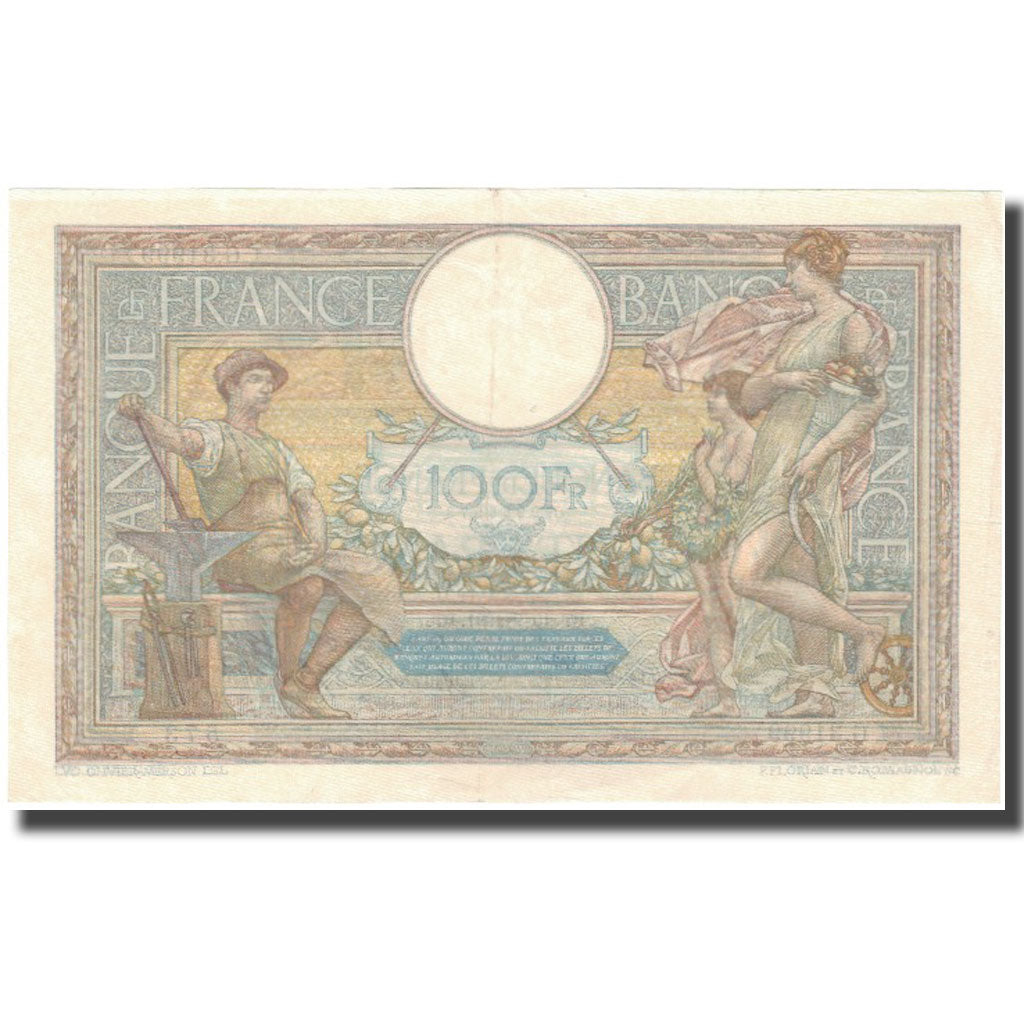 Francia, 100 Francs, Luc Olivier Merson, 1931-09-10, MBC, Fayette:24.10, KM:78b