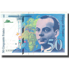 Francja, 50 Francs, St Exupéry, 1997, AU(50-53), Fayette:73.4, KM:157Ad
