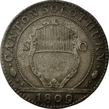 Moneta, CANTONI SVIZZERI, SOLOTHURN, Batzen-10 Rappen, 1809, BB+, Biglione