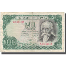 Banknote, Spain, 1000 Pesetas, 1971-09-17, KM:154, VF(20-25)
