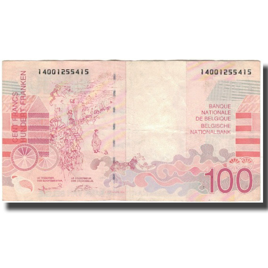Banknote, Belgium, 100 Francs, KM:147, VF(30-35)
