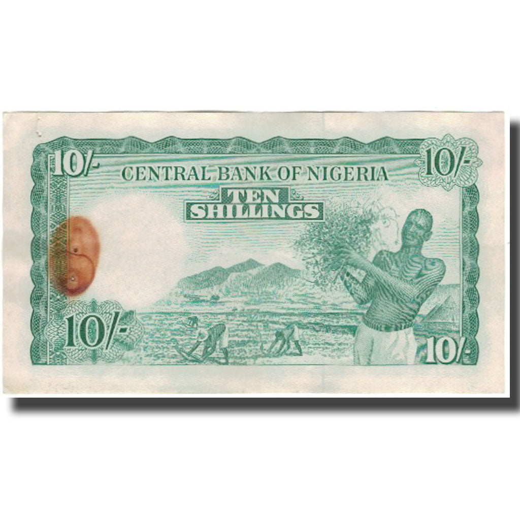 Banknote, Nigeria, 10 Shillings, 1958-09-15, KM:3a, EF(40-45)