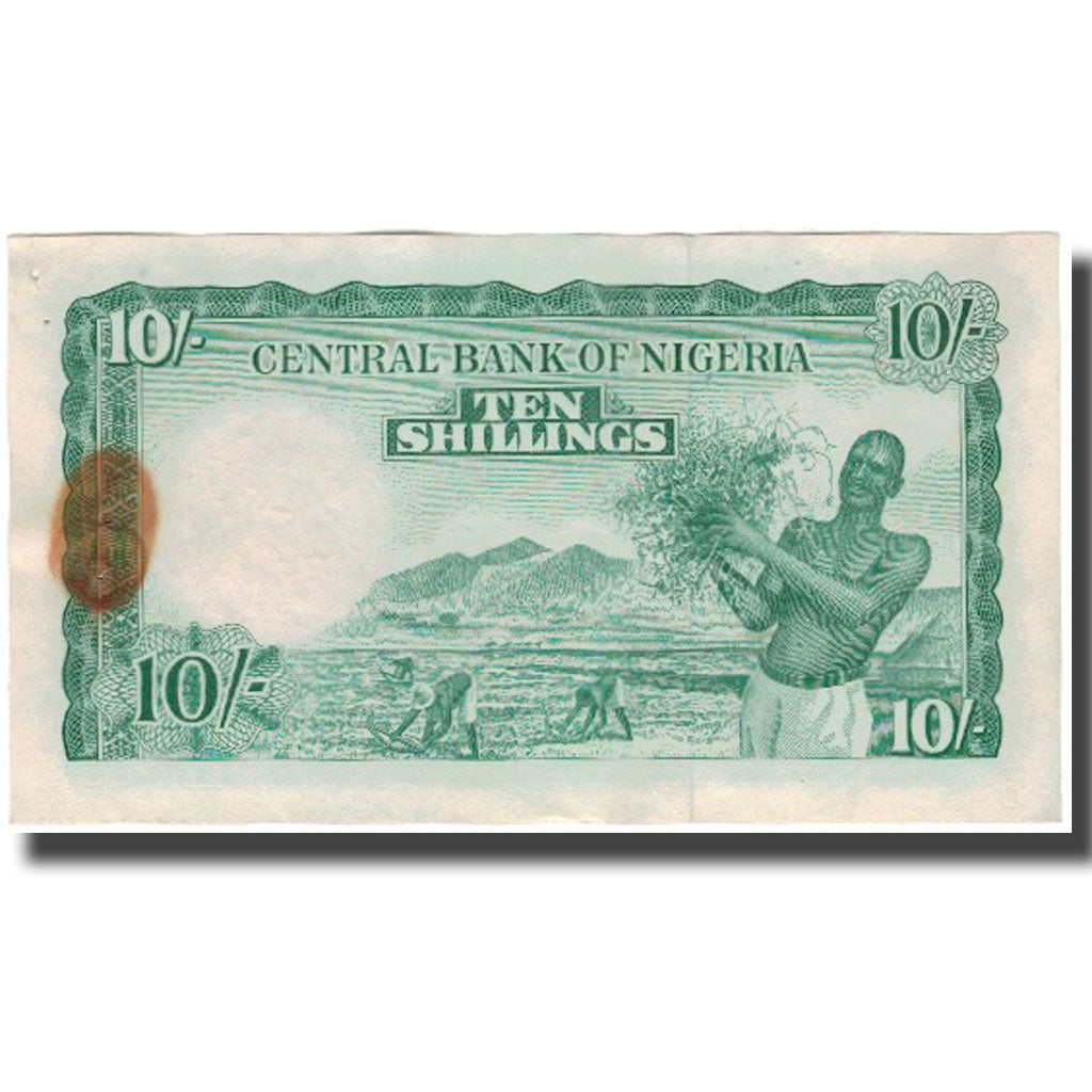 Banknote, Nigeria, 10 Shillings, 1958-09-15, KM:3a, EF(40-45)