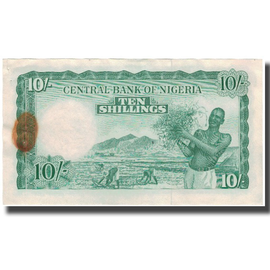 Banknote, Nigeria, 10 Shillings, 1958-09-15, KM:3a, EF(40-45)