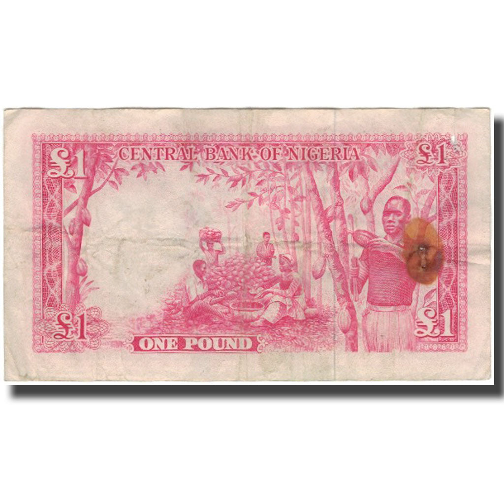 Banknote, Nigeria, 1 Pound, 1958-09-15, KM:4a, VF(20-25)