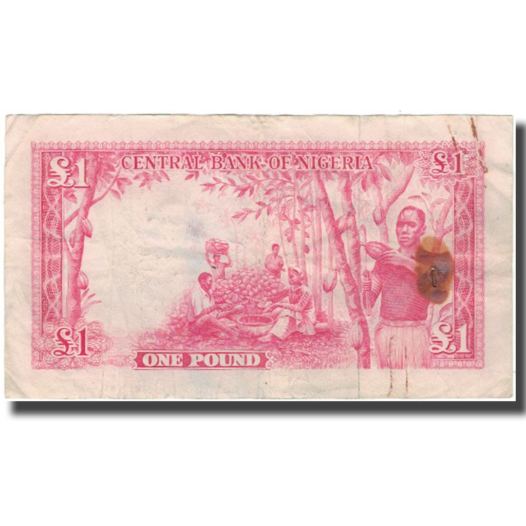 Banknote, Nigeria, 1 Pound, 1958-09-15, KM:4a, VF(30-35)