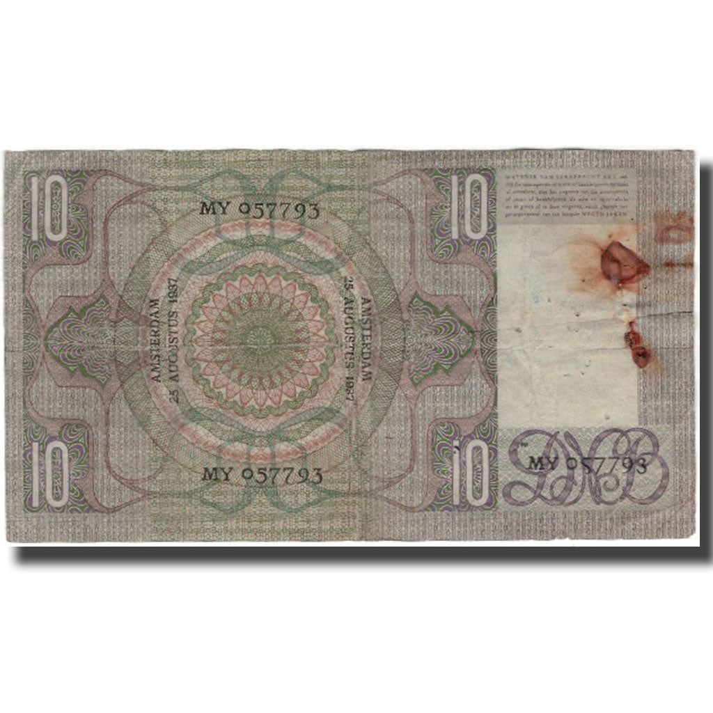 Banknote, Netherlands, 10 Gulden, 1937-08-25, KM:49, VF(20-25)