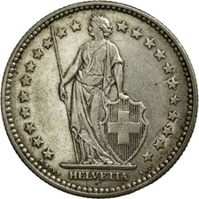 Coin, Switzerland, 2 Francs, 1909, Bern, AU(50-53), Silver, KM:21