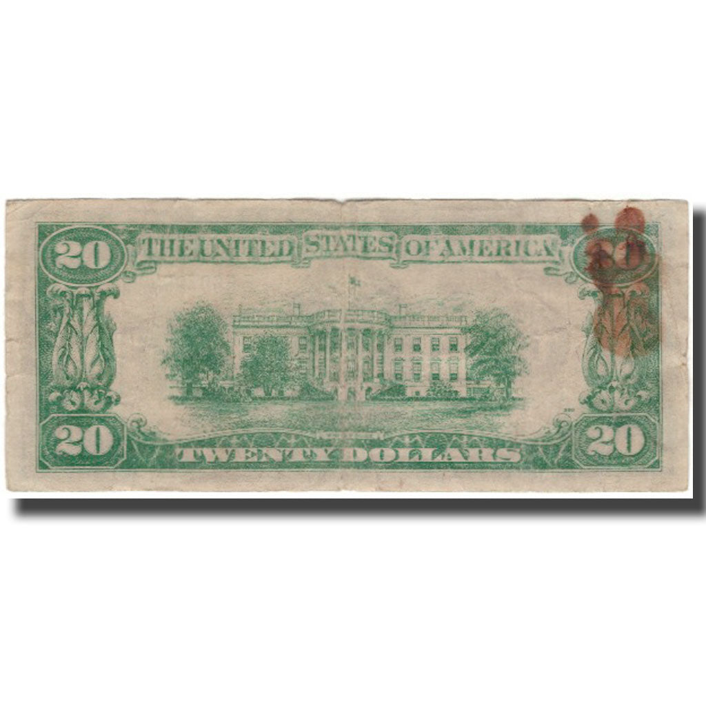 Banknote, United States, Twenty Dollars, 1934, KM:2326@star, VF(20-25)