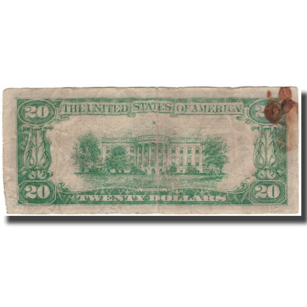 Banknote, United States, Twenty Dollars, 1934, KM:2326@star, VF(20-25)