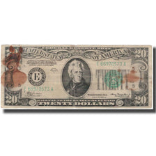Banknote, United States, Twenty Dollars, 1934, KM:2326@star, VF(20-25)