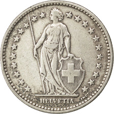 SWITZERLAND, 2 Francs, 1911, Bern, KM #21, EF(40-45), Silver, 27.4, 9.90