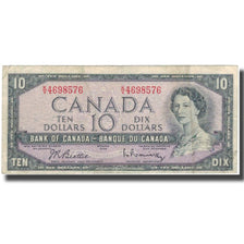 Biljet, Canada, 10 Dollars, 1954, KM:79b, TB