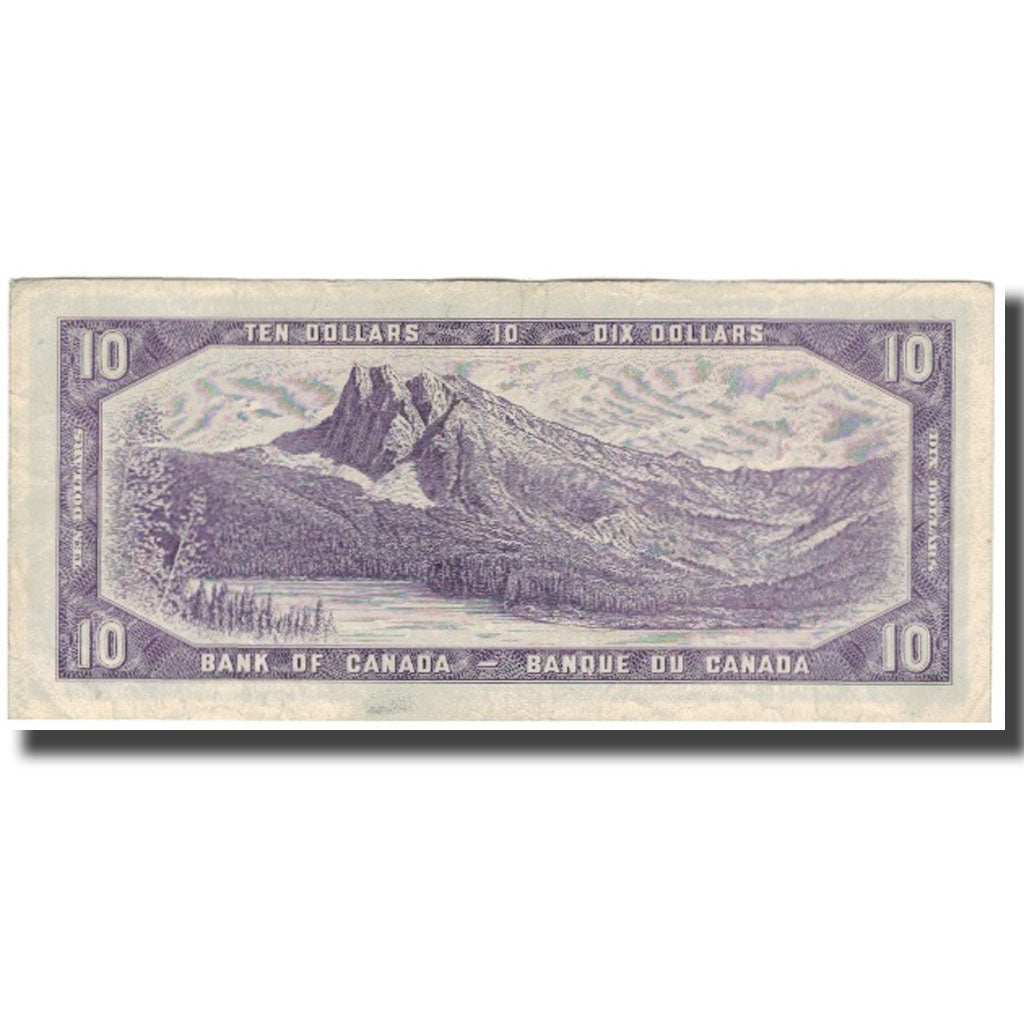 Biljet, Canada, 10 Dollars, 1954, KM:79b, TB+