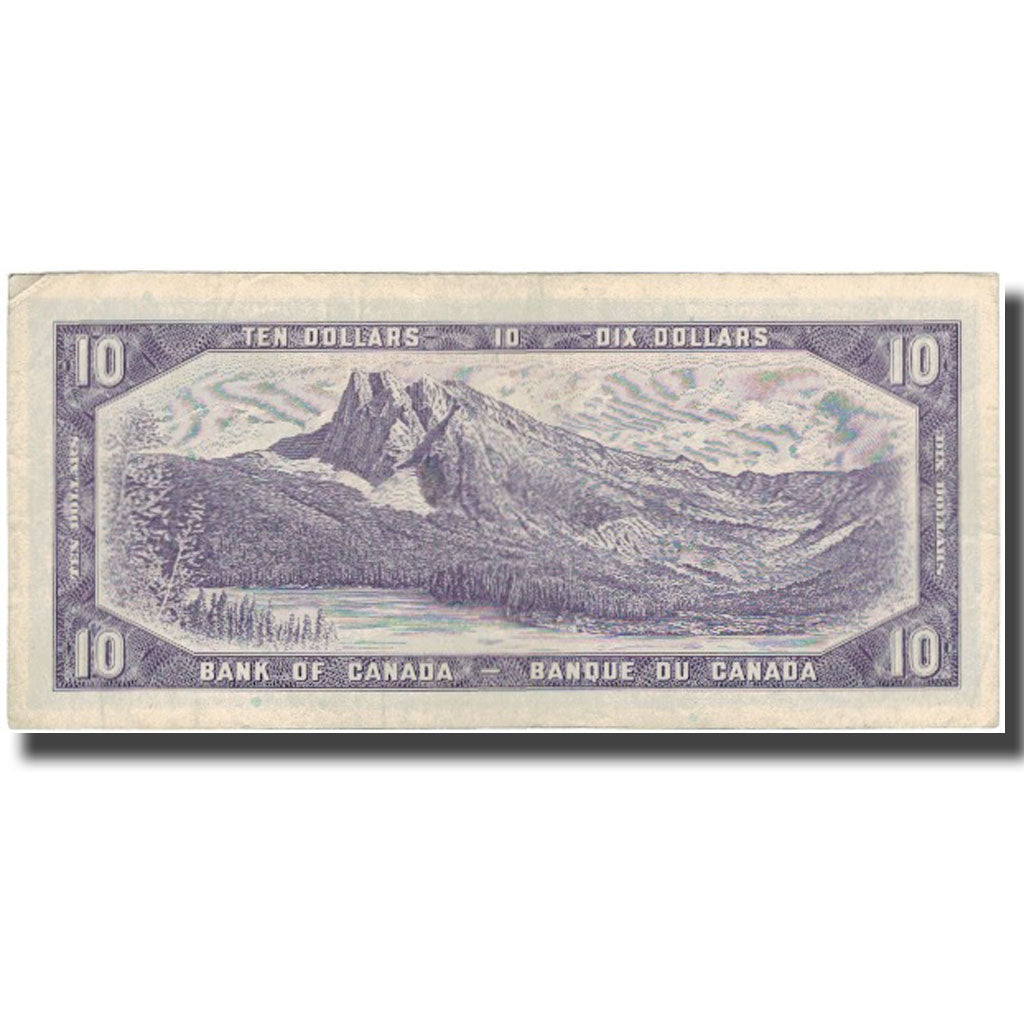Banknote, Canada, 10 Dollars, 1954, KM:79b, VF(30-35)