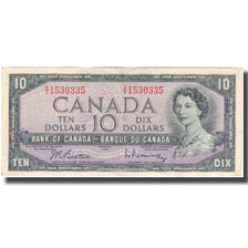 Billet, Canada, 10 Dollars, 1954, KM:79b, TTB