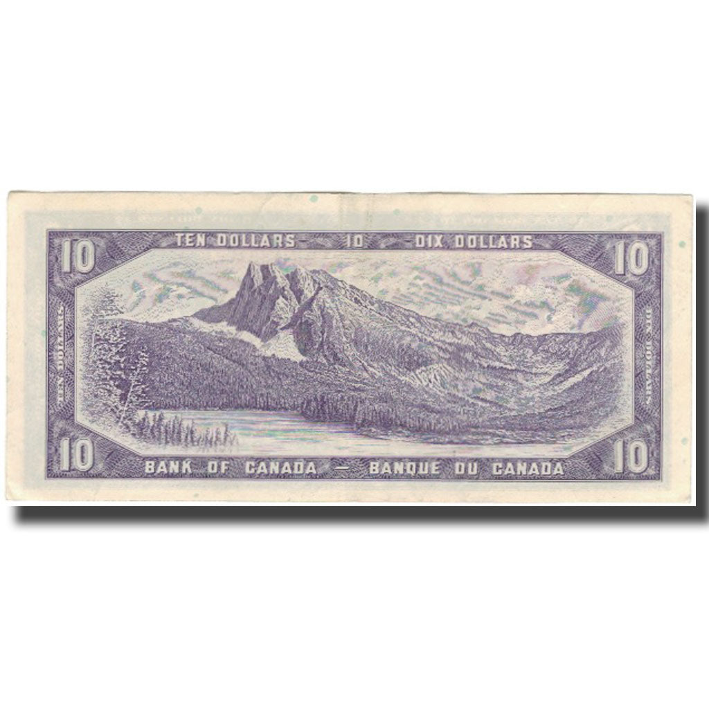 Billet, Canada, 10 Dollars, 1954, KM:79b, TTB