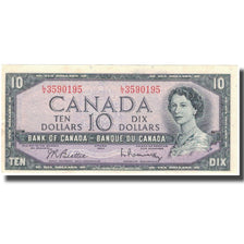 Banknot, Canada, 10 Dollars, 1954, KM:79b, AU(50-53)