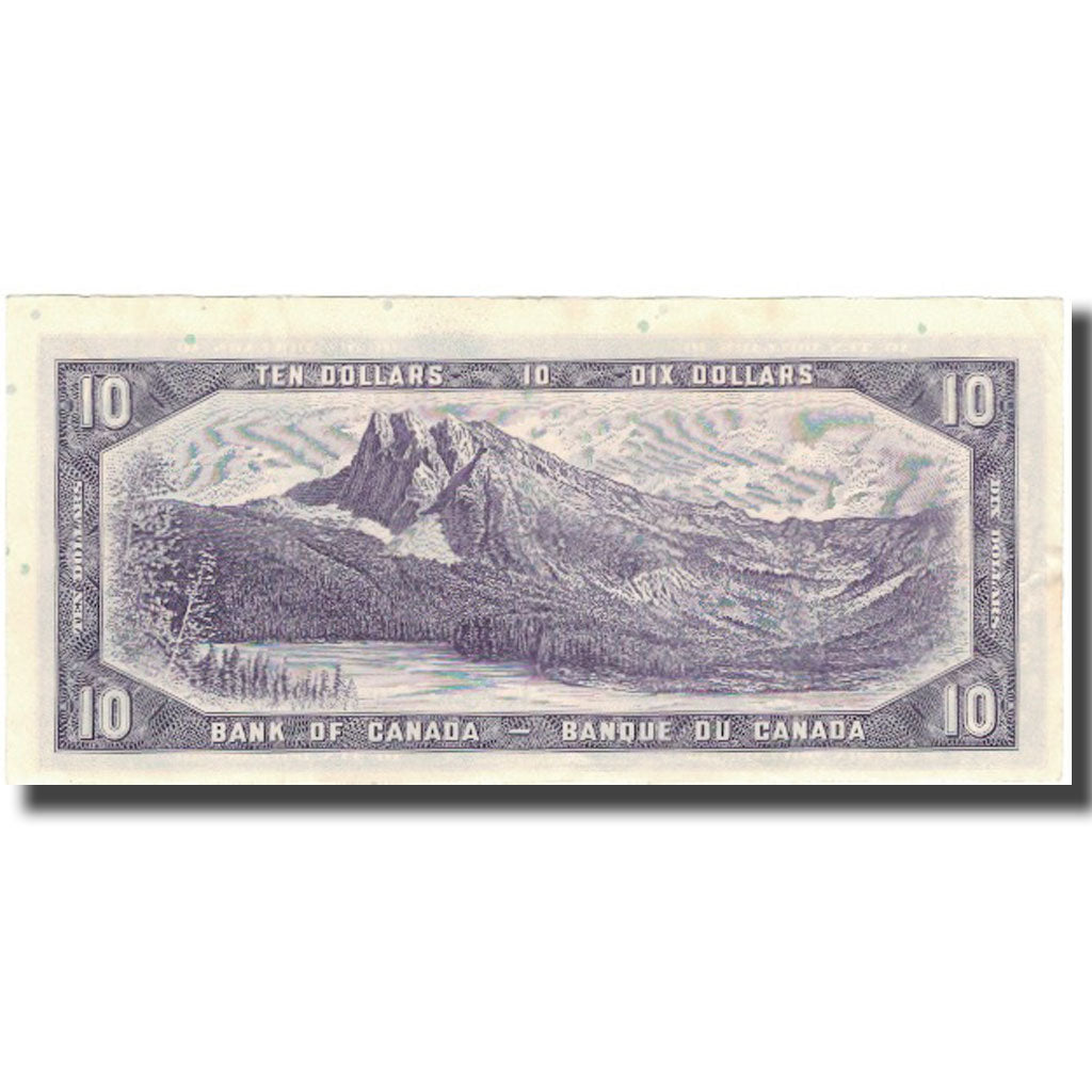 Billete, 10 Dollars, 1954, Canadá, KM:79b, MBC+