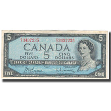 Billete, 5 Dollars, 1954, Canadá, KM:77b, BC