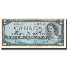 Biljet, Canada, 5 Dollars, 1954, KM:77b, TTB