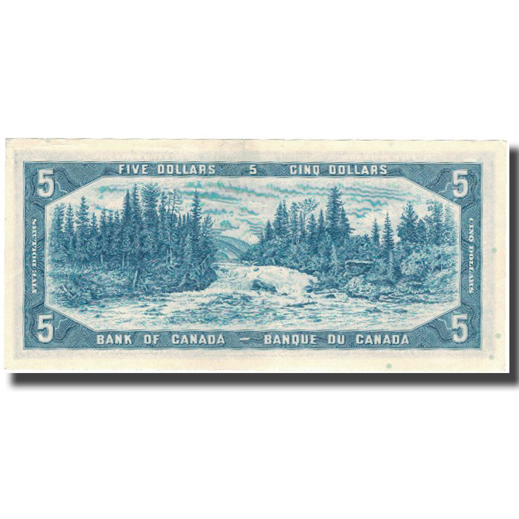 Biljet, Canada, 5 Dollars, 1954, KM:77b, TTB