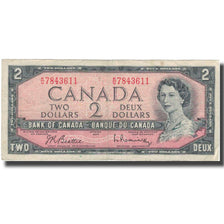 Banknote, Canada, 2 Dollars, 1954, KM:76b, VF(20-25)
