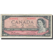 Biljet, Canada, 2 Dollars, 1954, KM:76b, TB